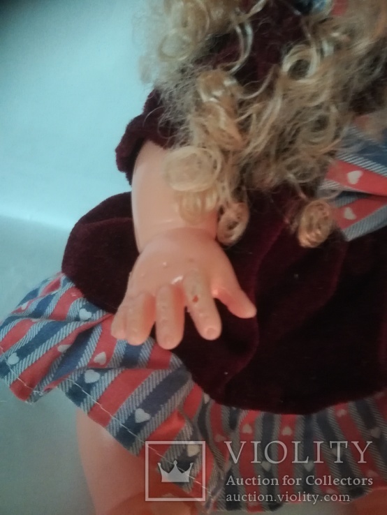 Милая куколка в бордовом платьюшке, фото №7