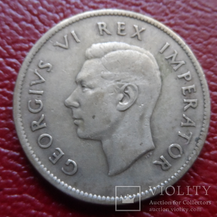 2 шиллинга 1937 ЮАС серебро ($3.7.6)~, фото №3