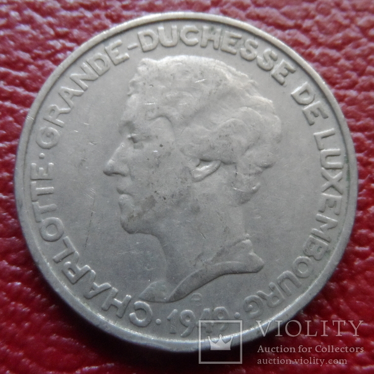 5 франков  1949  Люксембург   ($3.7.8)~, фото №2