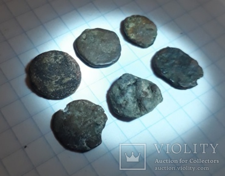 Античные монеты 6 штук