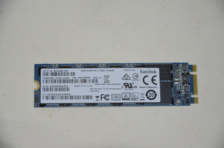 SSD SanDisk X400 256GB M.2 2280 SATAIII TLC, фото №4