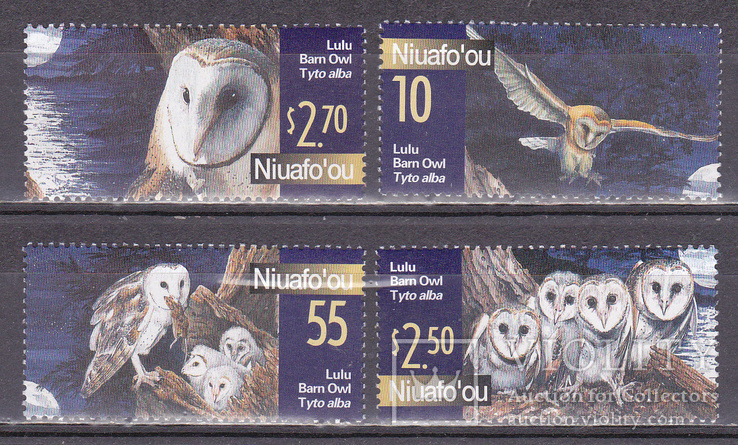  Ниуафо птицы, совы MNH