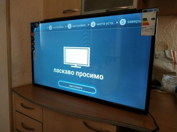 Smart TV full hd L 42 дюйма, Android, WiFi, DVB-T2/DVB-C, фото №3