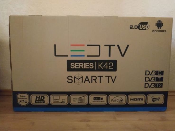 Smart TV full hd L 42 дюйма, Android, WiFi, DVB-T2/DVB-C, numer zdjęcia 6