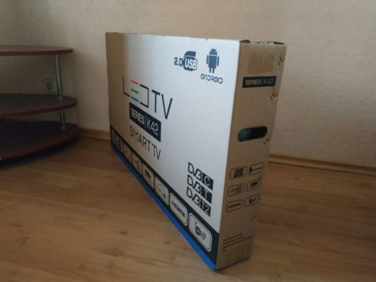 Smart TV full hd L 42 дюйма, Android, WiFi, DVB-T2/DVB-C, фото №7