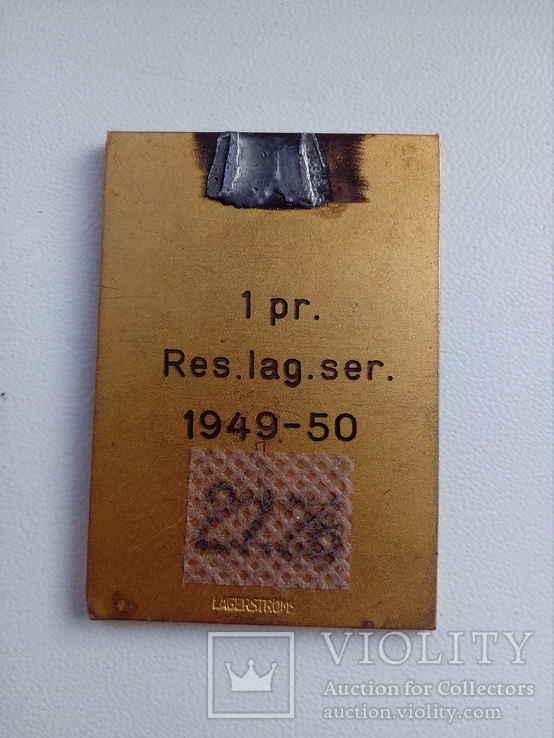 Плакетки Швеция,серебро.1949-50-57-62-64год., фото №10