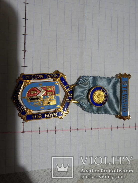 Масонская медаль знак масон 1709, фото №2