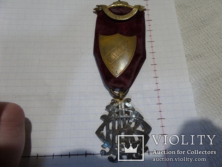 Масонская медаль PRIMO знак масон 1708, фото №2