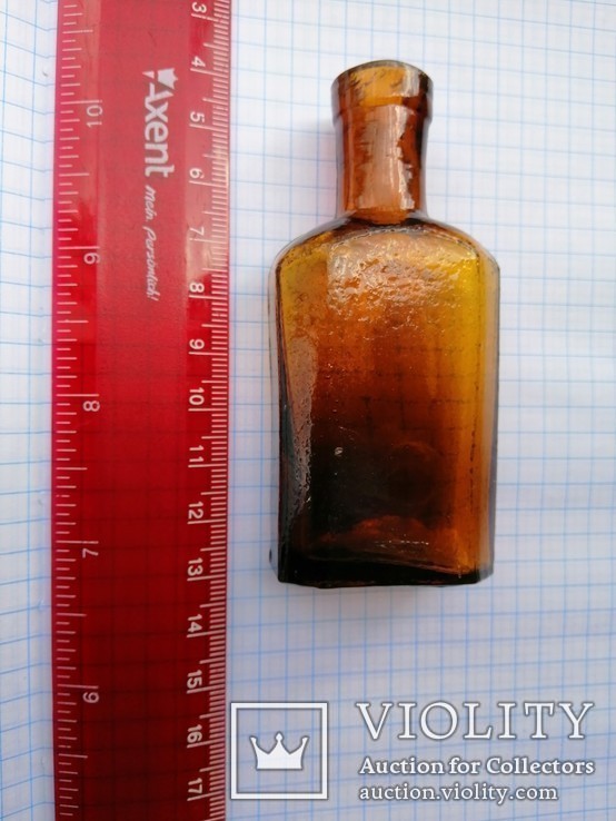 Аптечна бутилочка з клеймом, фото №3