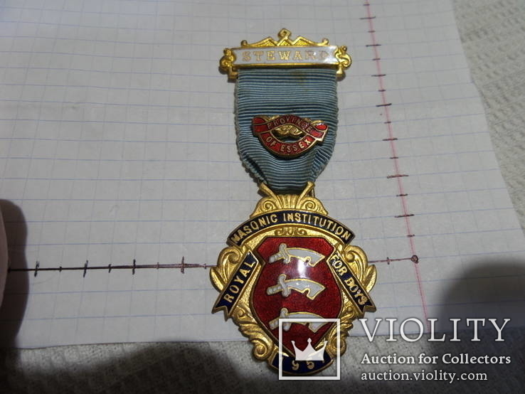 Масонская медаль знак масон 1720, фото №2