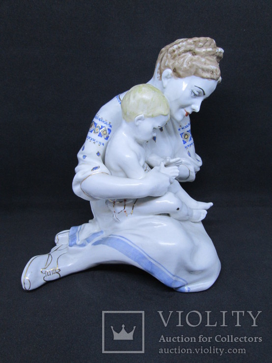 Скульптура "Ладушки" Материнство, Полонне ЗХК, фото №6