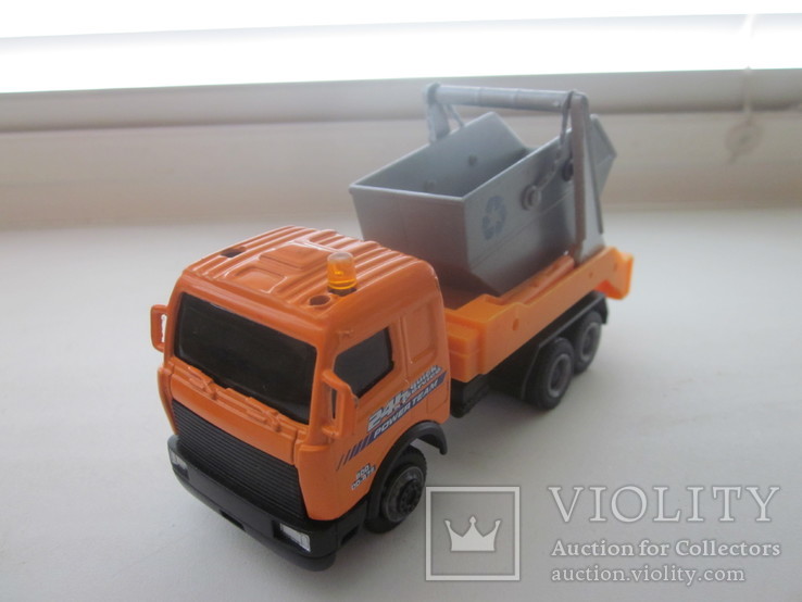 Модель грузовика мерседес мусоровоз карарама, фото №2