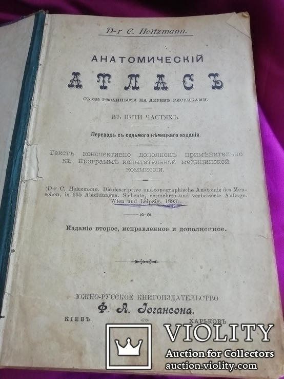 Анатомический атлас 1899 года, фото №13