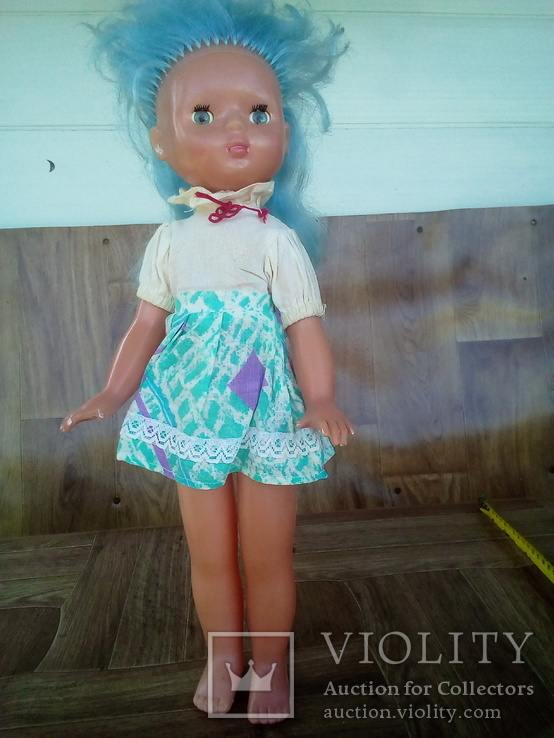 Кукла на резинках паричковая с клеймом Днепропетровск ф- игрушек., фото №4
