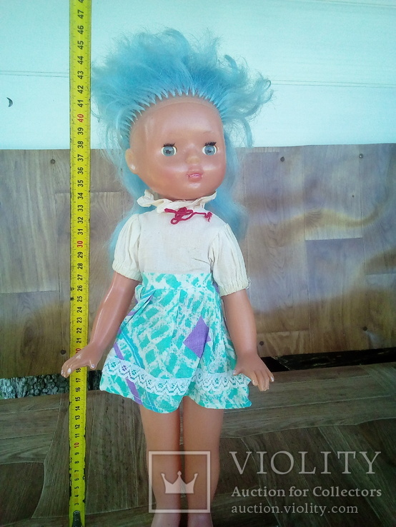 Кукла на резинках паричковая с клеймом Днепропетровск ф- игрушек., фото №5