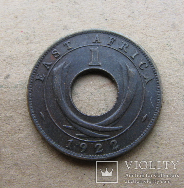 1 цент 1922 Восточная Африка