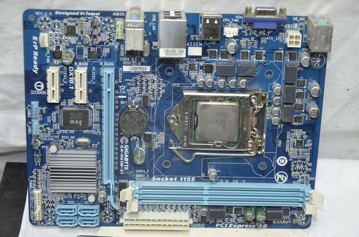 Материнка Gigabyte GA-H61M-S1 + Intel G530, фото №4