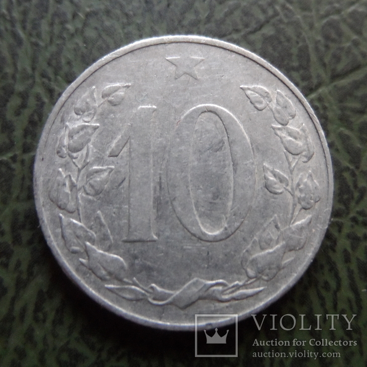 10 геллеров  1954  Чехословакия    ($1.1.33)~, фото №2