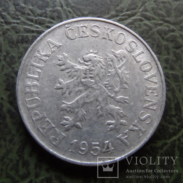 10 геллеров  1954  Чехословакия    ($1.1.33)~, фото №3