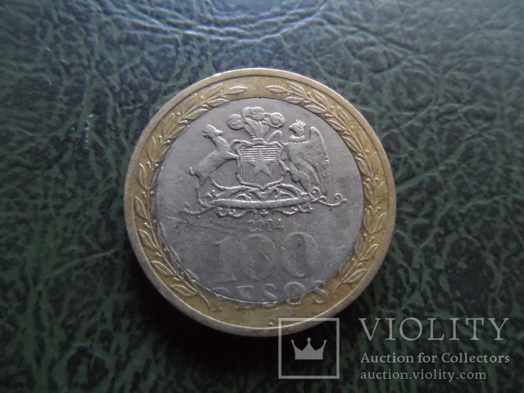 100 песос 2004  Чили    ($1.1.34)~