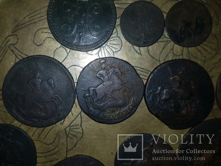 Монеты 1700-1800 ,клад, фото №10