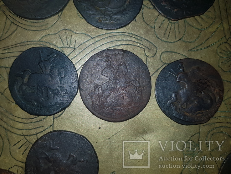 Монеты 1700-1800 ,клад, фото №12