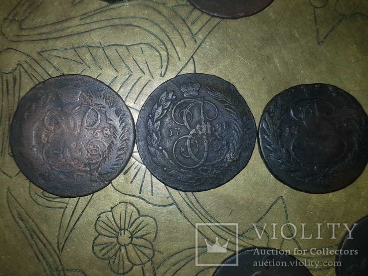 Монеты 1700-1800 ,клад, фото №13
