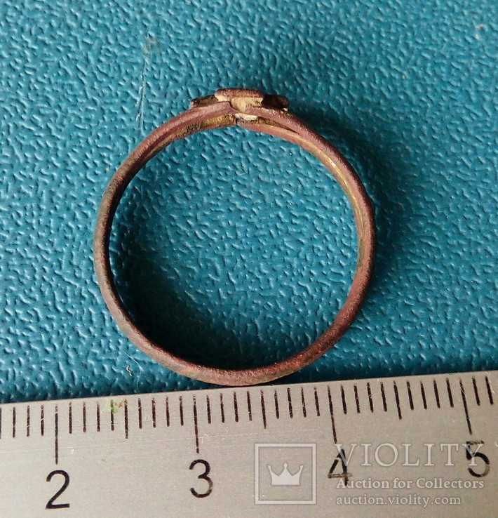 Перстень ПМВ железный крест, фото №6