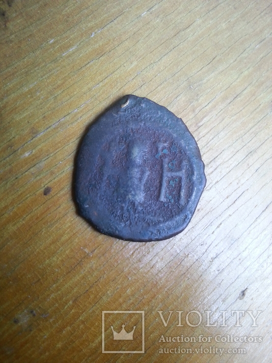 Херсонес, Юстин II (565-578). 8 пентануммий, медь., фото №5