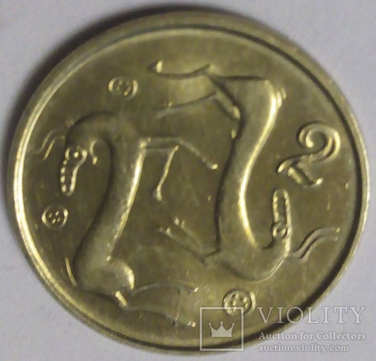 Кипр 2 цента 1998, фото №2