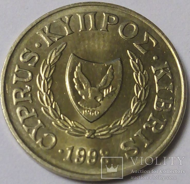 Кипр 2 цента 1998, фото №3