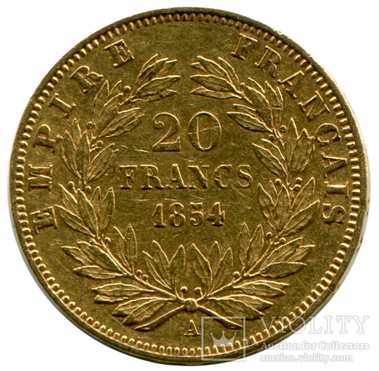 20 Франков 1854г. Франция, фото №3