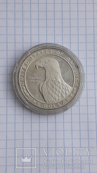 1 доллар 1983 г.    ХХ111 олимпиада ., фото №2