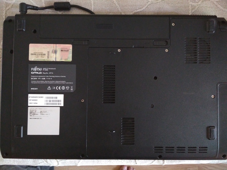 Ноут Fujitsu Amilo Pi 3560, numer zdjęcia 6