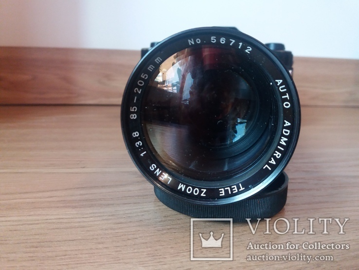 Объектив Auto Admiral Tele Zoom Lens 3.8 85-205mm. Фотоаппарат Konica autoreflex T3., фото №7