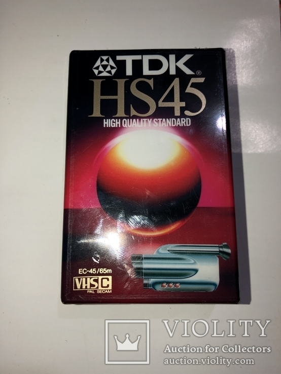 Видео каста VHS (C) TDK HS45, фото №2