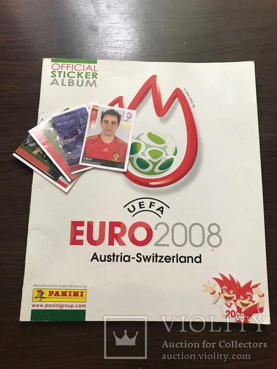 Альбом для наклеек Panini. UEFA Euro 2008