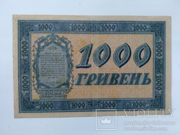 1000 гривен 1918, фото №3