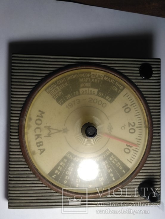 Термометр-календарь 1973-2000 год., фото №3