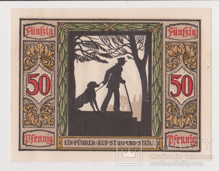 50 пфеннингов, 1921 года, Германия,Ольденбург, фото №3