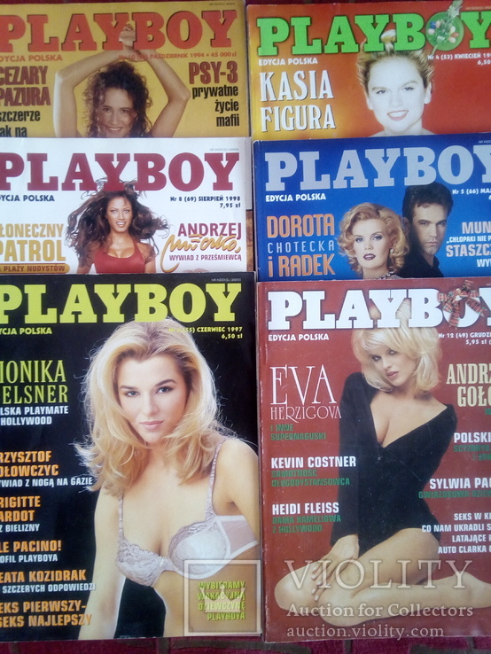 Playboy польский 6 журналов + бонус