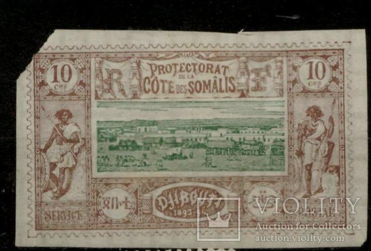 Джибуті 1894 колонія Франції КЦ 22євро