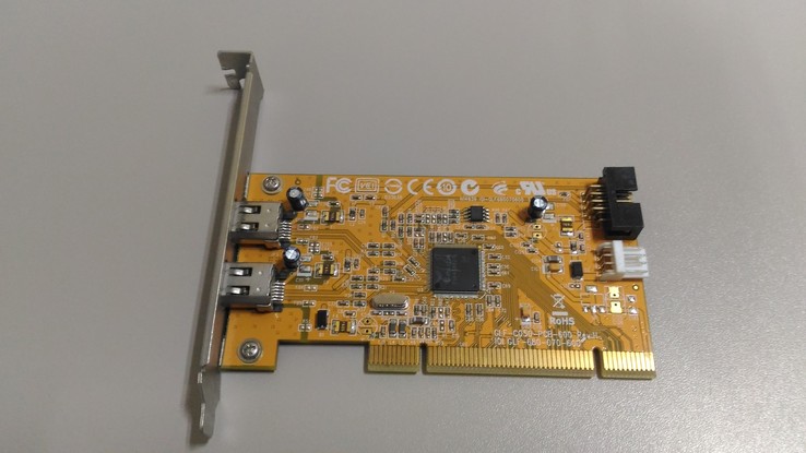 2-портовая карта HP FireWire iEEE1394 IOI PCI FH GLF-C050-PCB-600, фото №6