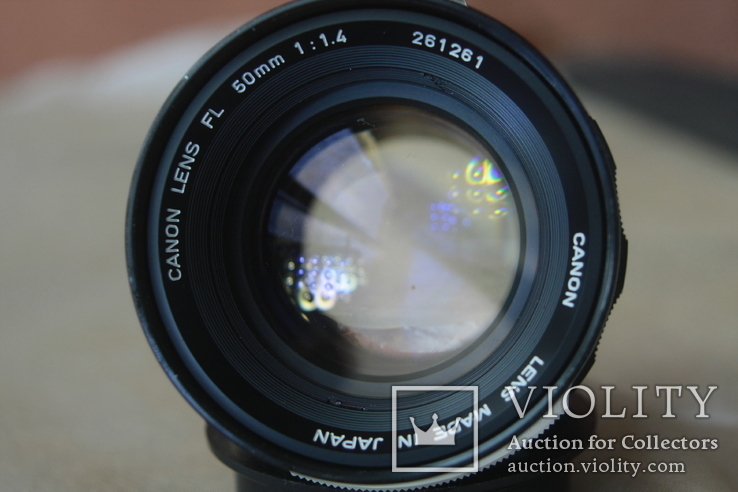 CANON  LENS  FL  50mm  1.4, фото №2