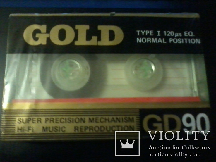 Кассета Gold GD 90 новая в упаковке, фото №2