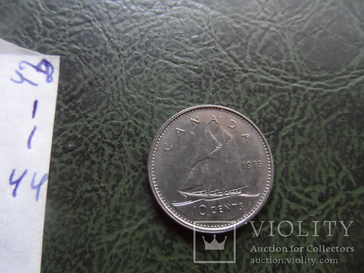 10 центов 1973  Канада    ($1.1.44) ~, фото №4