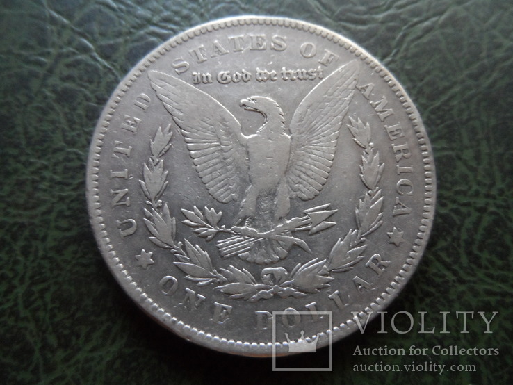 1  доллар 1878  США  серебро    ($1.3.2) ~, фото №3