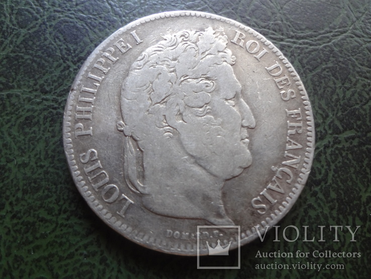 5 франков 1834  Франция  серебро    ($1.3.3) ~, фото №2