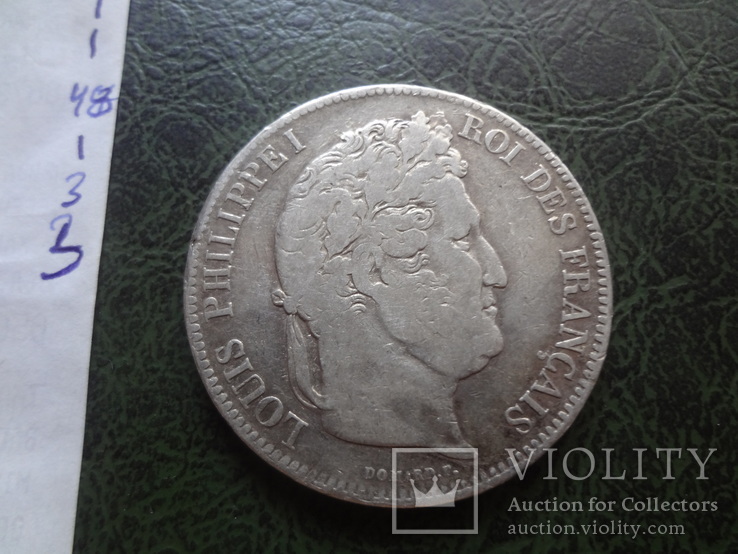 5 франков 1834  Франция  серебро    ($1.3.3) ~, фото №6