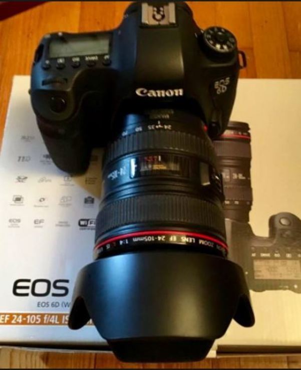 Canon EOS 6D Kit (24-105mm f/4 IS L) (WiFi, GPS) / Fabryczny zestaw + bonus, numer zdjęcia 2